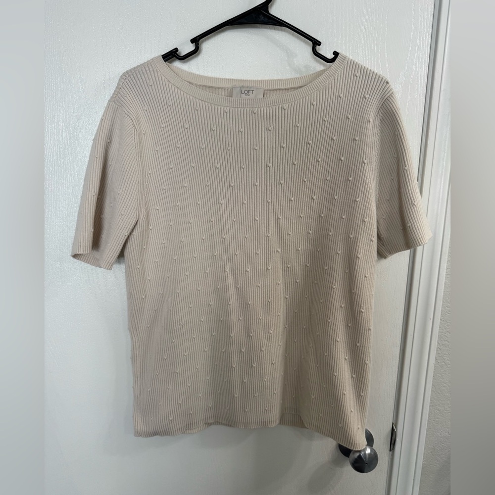 Loft Short Sleeve Sweater